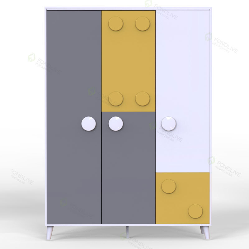 Modern Style Wardrobes Lightweight Wood Bedroom Furniture Wardrobe Cheap Portable Armoire Wardrobe Closet With Doors