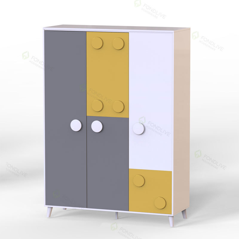 Modern Style Wardrobes Lightweight Wood Bedroom Furniture Wardrobe Cheap Portable Armoire Wardrobe Closet With Doors