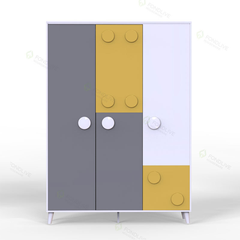 Modern Style Wardrobes Lightweight Wood Bedroom Furniture Wardrobe Cheap Portable Armoire Wardrobe Closet With Doors