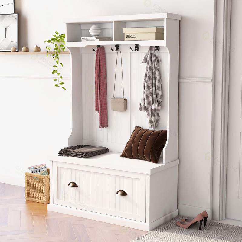 Modern large-capacity entry shoe cabinet porch cabinet multi-functional white shoe rack storage shelf