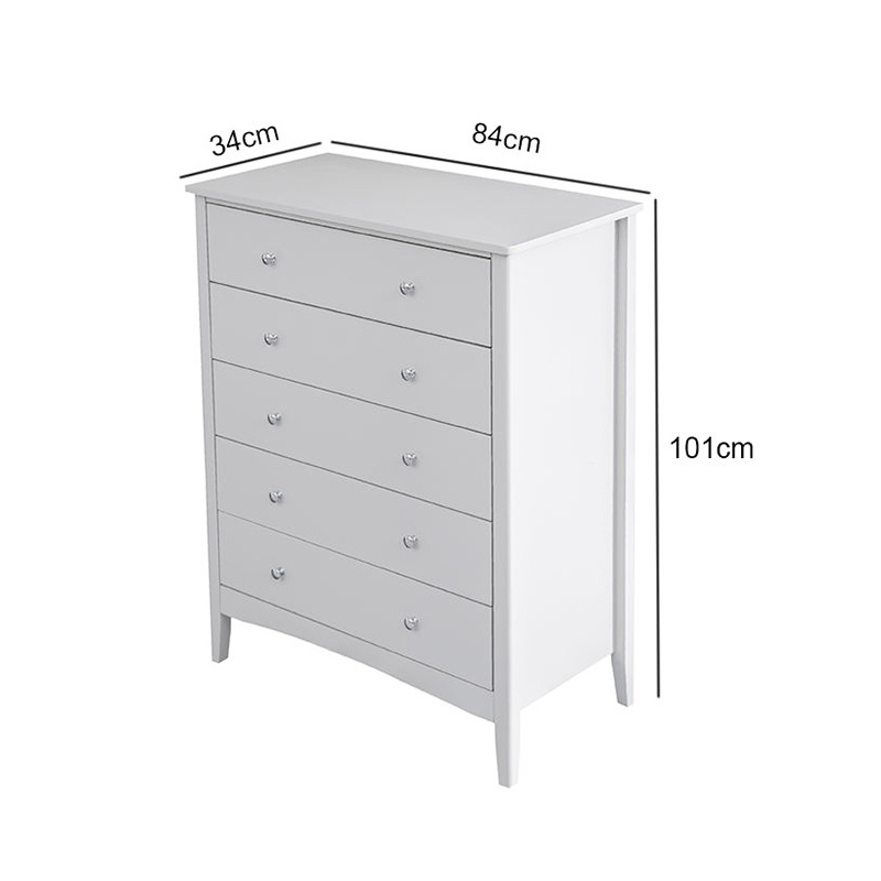 custom white wooden cabinet 5 drawer chest of drawer wooden storage cabinet cupboard dressers 5 drawers bedroom furniture