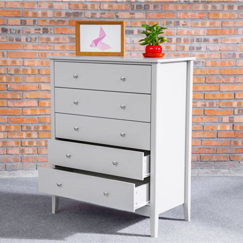 custom white wooden cabinet 5 drawer chest of drawer wooden storage cabinet cupboard dressers 5 drawers bedroom furniture