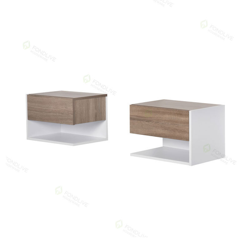 2022 New Trendy Products Home Sidebed Nightstands Furniture Bed Side Table White Bedside Table with Mini Drawer