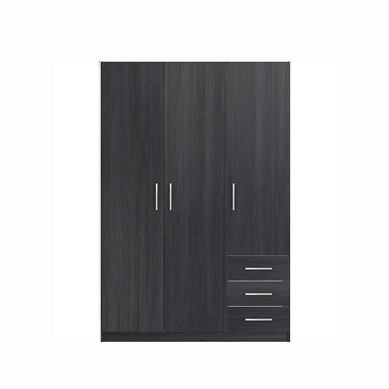 Wood bedroom furniture black roperos y closet organization systems & organizers clothes combination wardrobes door cabinet