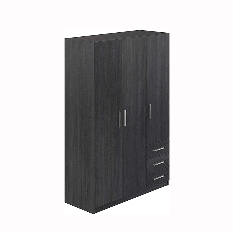 Wood bedroom furniture black roperos y closet organization systems & organizers clothes combination wardrobes door cabinet