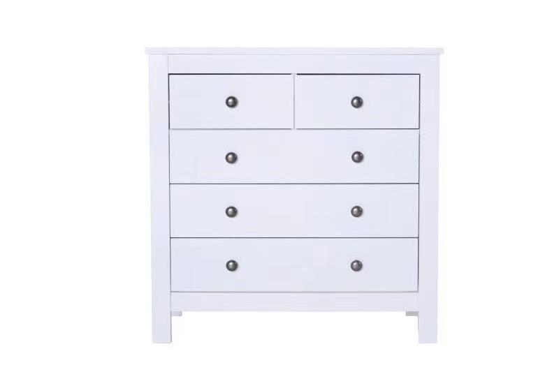 New Design Bedroom Furniture wooden drawer solid wood 5 chest drawer cabinet