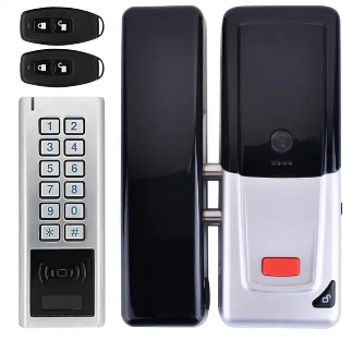 Anti-vandal Smart lock gate outdoor waterproof ic card locks wireless keypad access control system remote controlled gate lock