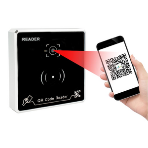 Wiegand interface 125Khz 13.56MHZ ISO14443A protocal 1D 2D Qr code scanner and RFID QR Code access control reader