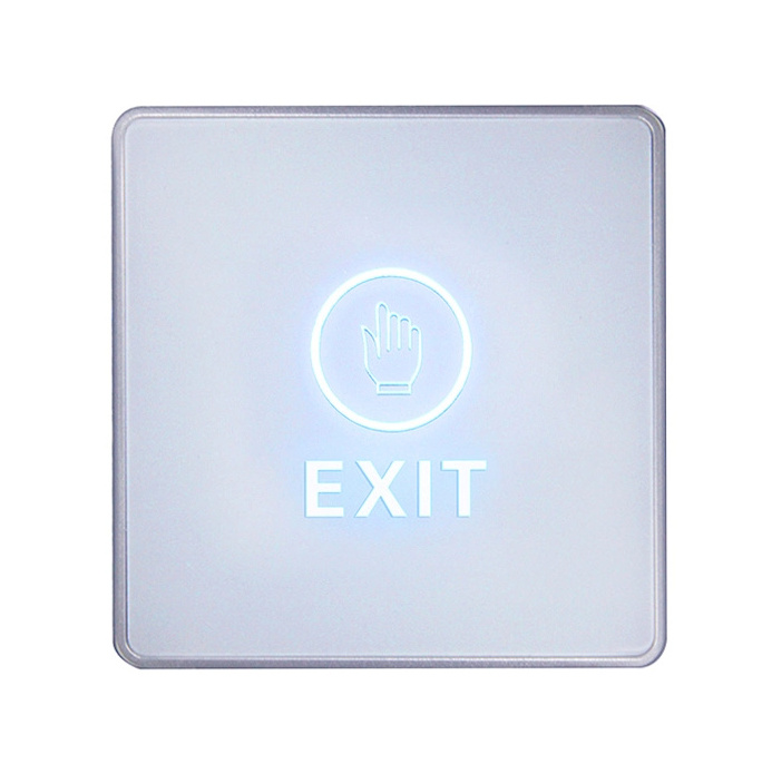 LED Indication Touch Exit Button Door Release Button Contactless Exit Sensor Access Control Door Switch