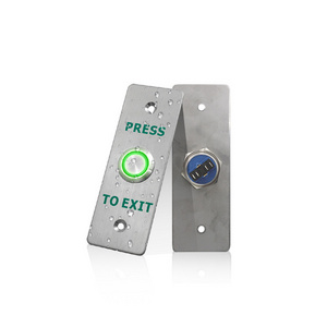 Waterproof IR Exit Button Metal Embedded Outdoor Door Release Button Access Control Push Button key Switch