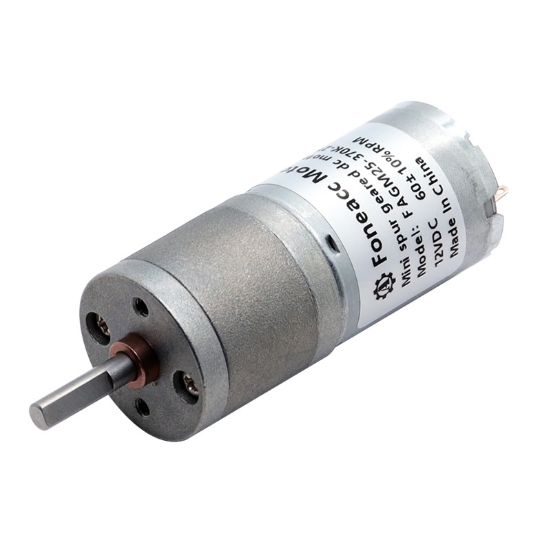 High Torque Low Noise Gm25-370 25mm Dc 3v-24v Dc Gear Motor With Encoder