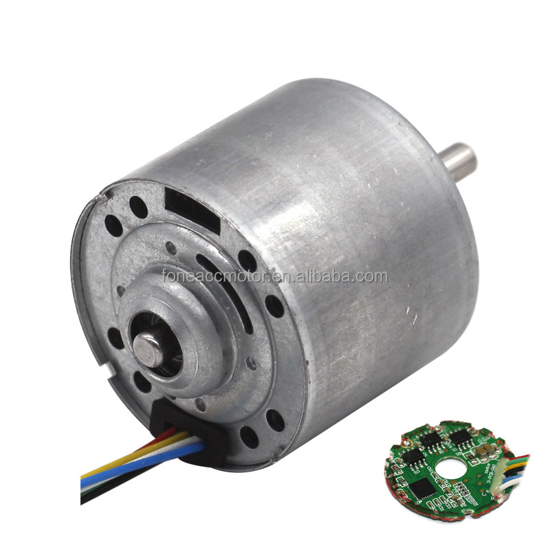 BL4235 Diameter 42mm cylindrical Small Inrunner Brushless DC BLDC Motor with internal driver controller with hall sensor