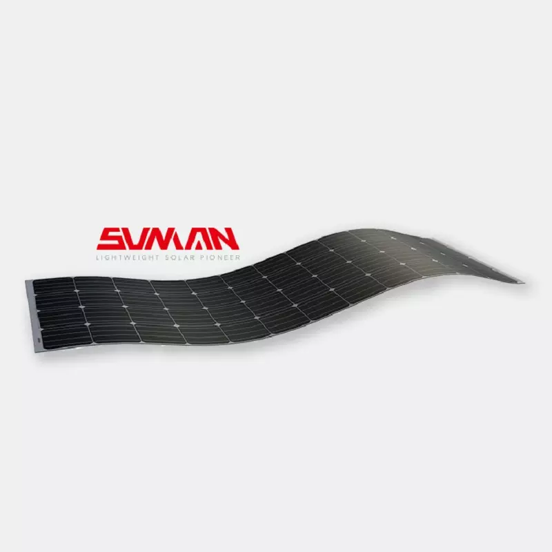 375W 350W 400W 410W 430W SUNMAN Flexible Solar Panel All Black ETFE Flexible Solar Panel PV Solar Module Energy System