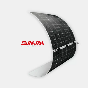 375W 350W 400W 410W 430W SUNMAN Flexible Solar Panel All Black ETFE Flexible Solar Panel PV Solar Module Energy System