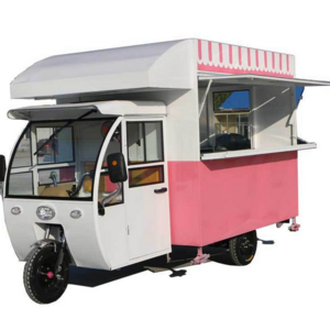 Electric food tricycle 3 wheels mobile food car for BBQ ice cream hot dog/Hot dog tricycle food cart