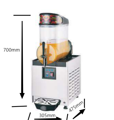 Juice Beverage Ice Machine Snow Melting Machine/Commercial Slush Ice Cream Milkshake Smoothie Making Machine