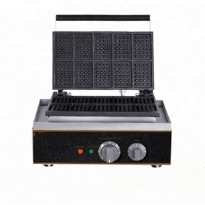 Professional Rectangle Waffle Maker /Carbon Golden Malted Waffle Machine /Commercial Electric Egg Waffle Maker