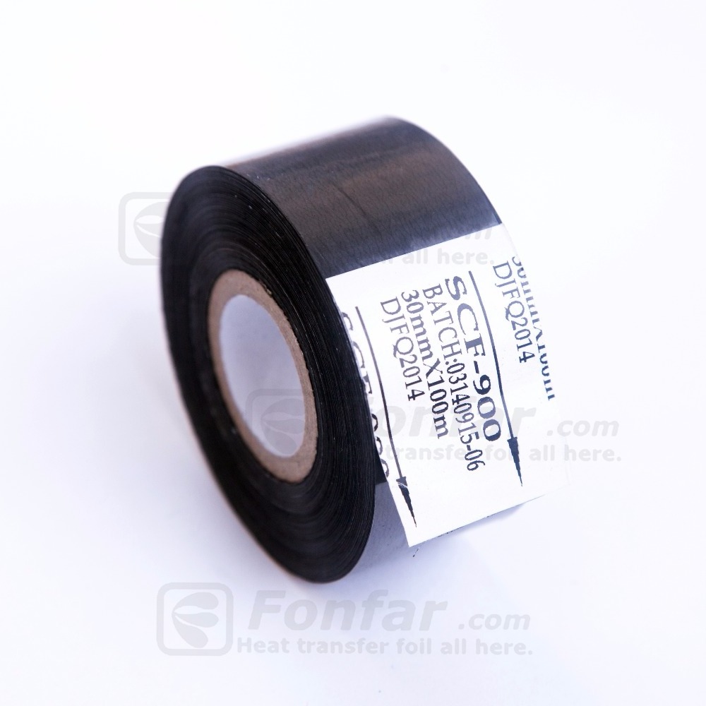 SCF-900 FC2 FC3 Hot stamping ribbon/coding date foil /date stamp for plastic bag for printing date and batch