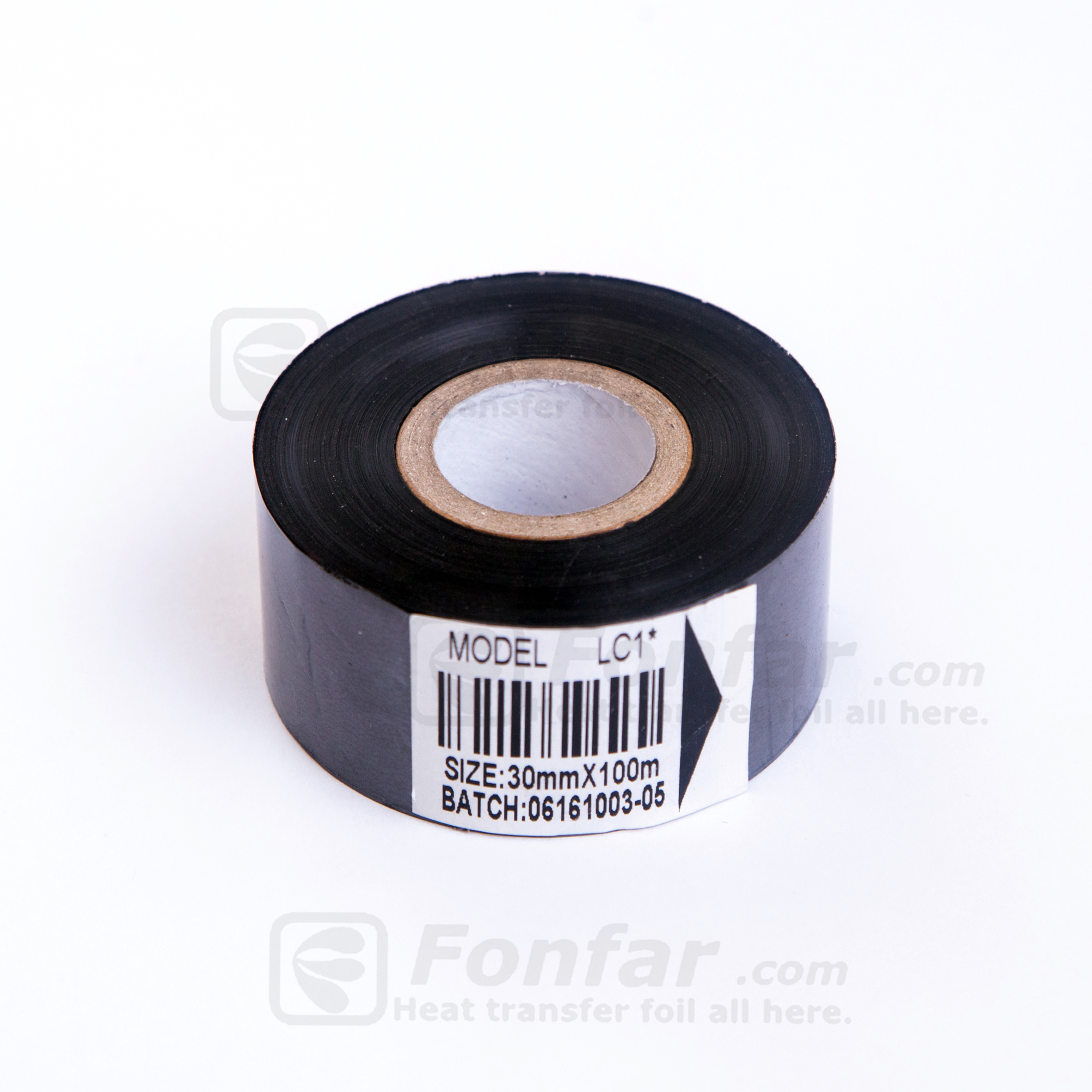 30mm * 100m Black LC1New Date Printer Ink Ribbon for Batch Code Stamp