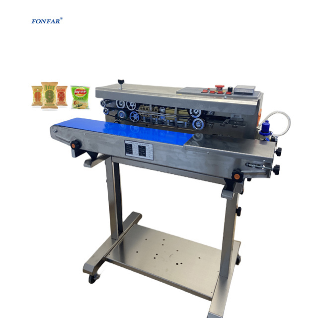 New Arrival Nitrogen Air Gas Flushing Date Printing Suction Exhaust Bag Heat Packing Sealing Machine With Code Printer