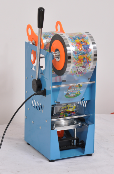 Manual plastic cup sealing machine cup sealer bubble tea cup sealing machine