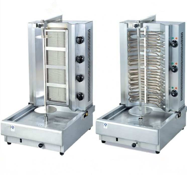 Commercial Shawarma Machine For Sale In Sri Lanka/Stainless Steel LPG gas chicken shawarma/Doner Kebab Machine