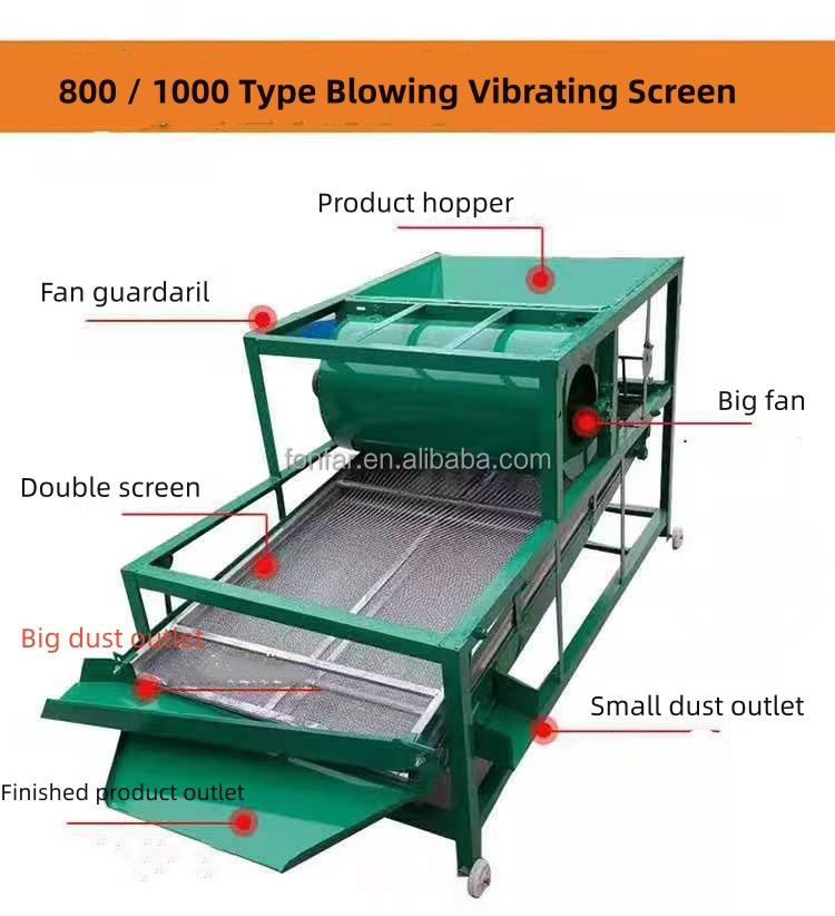 High quality straight line square vibro sifter popcorn spice salt sawdust linear vibrating screen