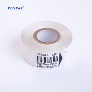 25mm*100m thermal printing white gold hot stamping foil / resin hot foil ribbon/stamping coding jumbo roll to print batch number