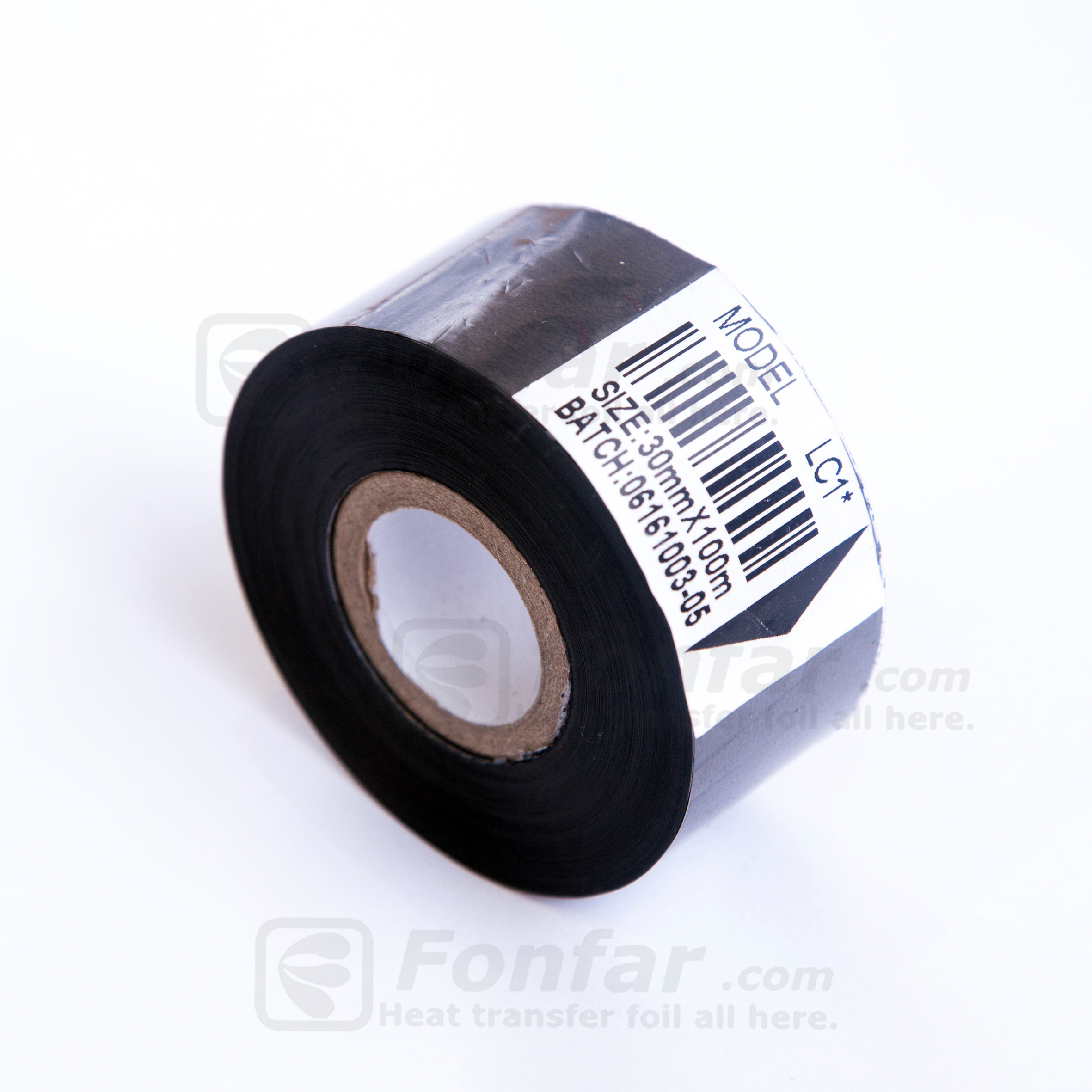 30mm * 100m Black LC1New Date Printer Ink Ribbon for Batch Code Stamp