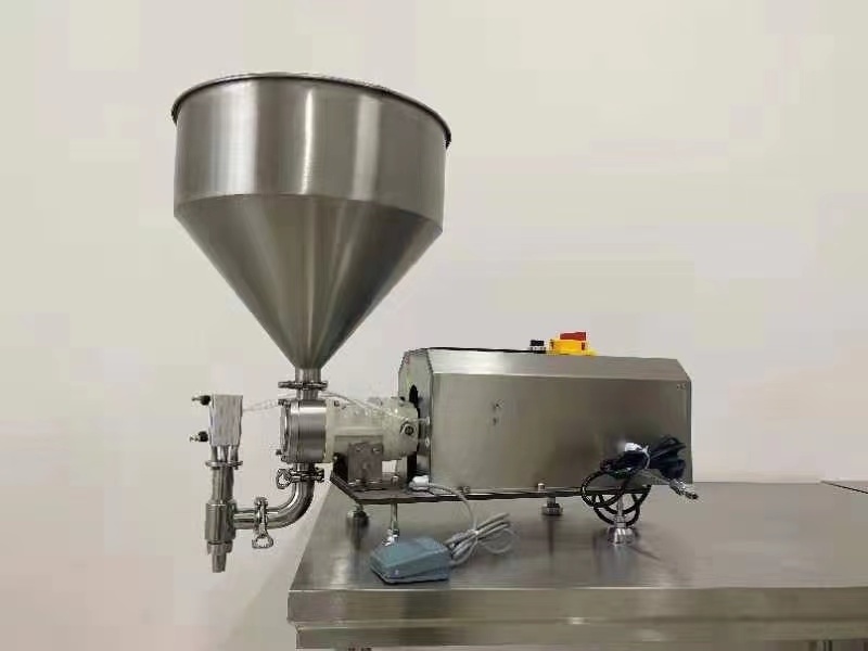 Semi-automatic Rotor Pump Honey Chocolate Peanut Butter Filling Machine/servo Motor Viscous Lotion Paste Filling Machine