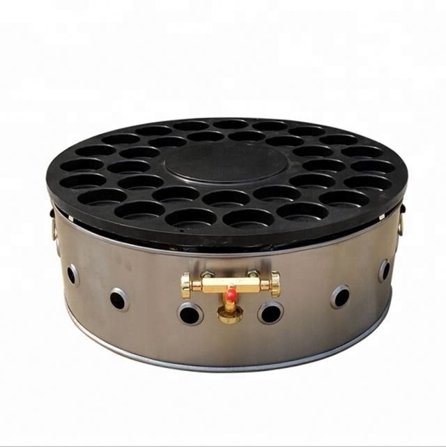 Stainless Steel Commercial Use Nonstick Gas 32-hole Japanese Red Bean Wheel Cake Machine