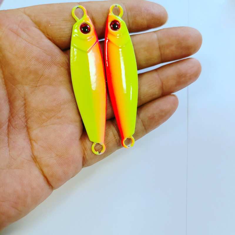 New OEM Slow Pitch Jigging Lure 7g 10g 15g 20g 25g 30g fishing jigs saltwater jig lure with double hooks