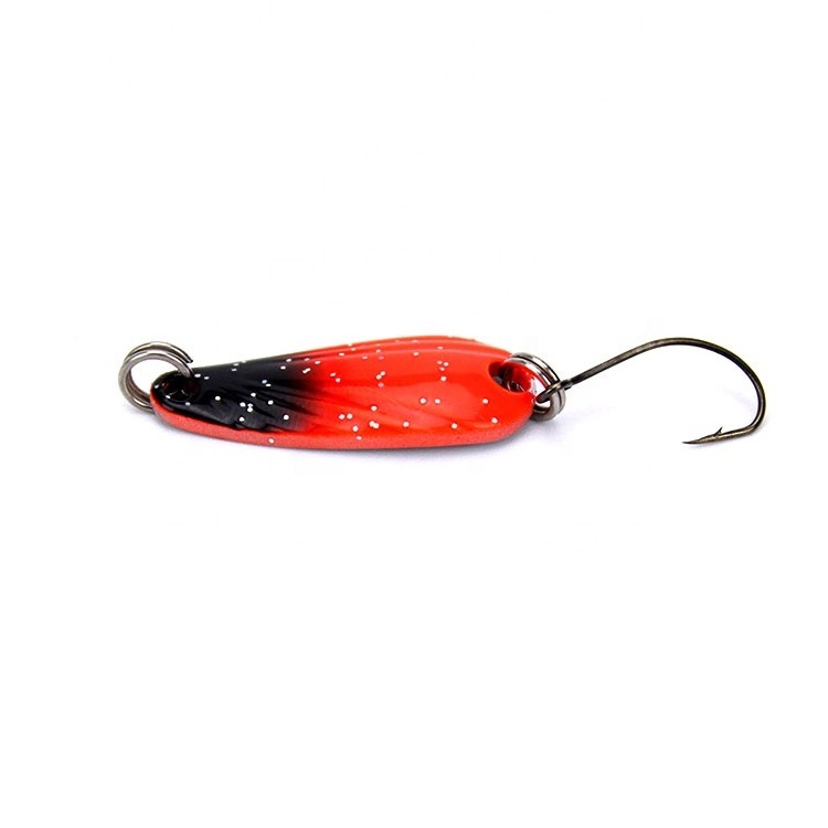 High quality spoon metal casting lure 30mm 3g  vib blanks spinner trout fishing Metal Fish Bait