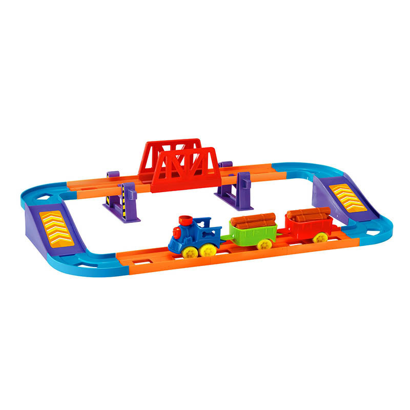 Hot Selling Baby Wheels Classical Plastic Track Other Toy Vehicle Train Track Set Slot Toys for Kids