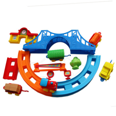 Hot Selling Plastic Mini Slot Toys Baby Wheels Car Race Track Pretend Play & Preschool Model Truck Train Set for Kids