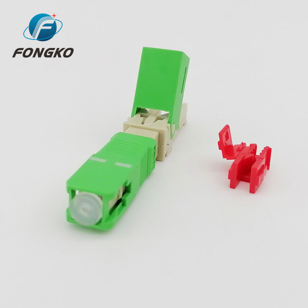 FONGKO Factory Direct Supply Pigtail Fiber Connector Sc/apc Sc Pc Fiber Quick Connector 0.9mm Multimode Fiber Connector