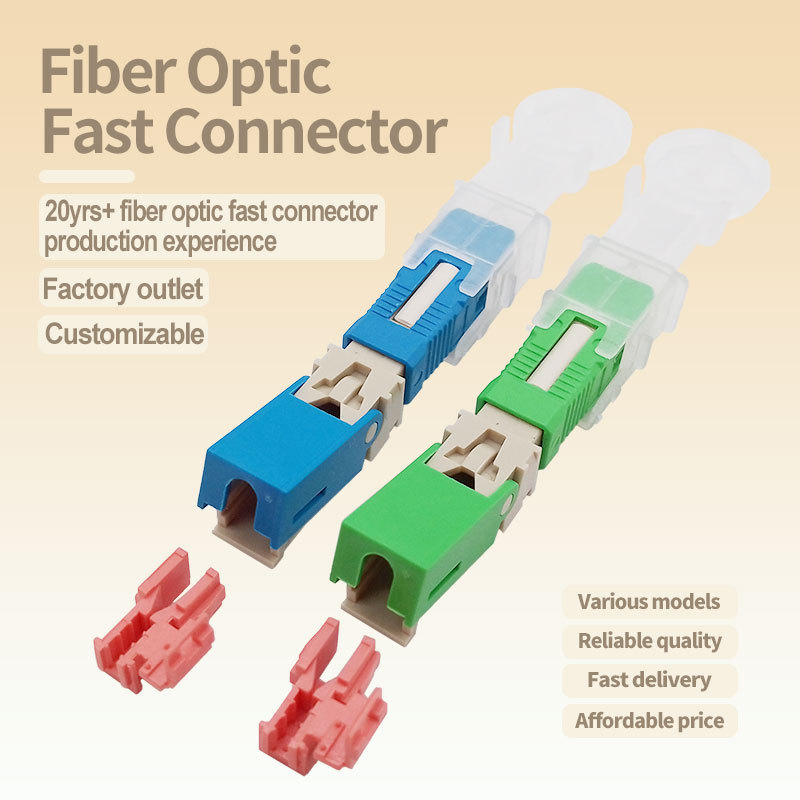 FONGKO FTTH Optical Field Quick Connectors LC SC FC ST APC UPC Fiber Optic Fast Connector