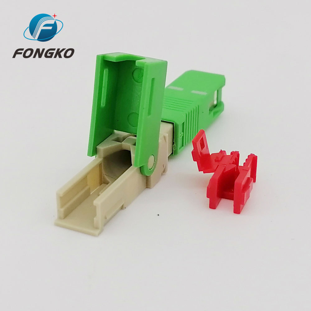 FONGKO Factory Direct Supply Pigtail Fiber Connector Sc/apc Sc Pc Fiber Quick Connector 0.9mm Multimode Fiber Connector