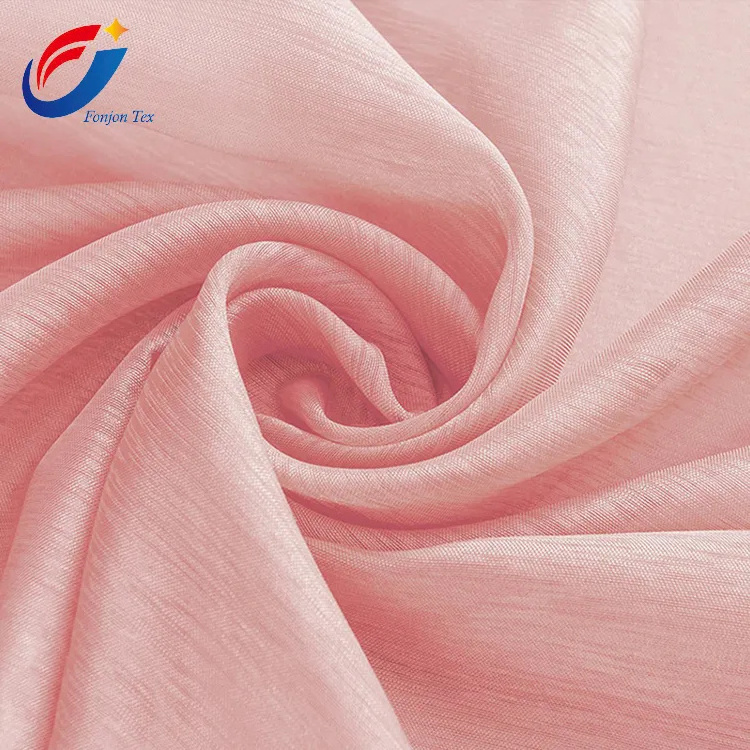 High Quality Shaoxing Textile 100% Polyester Curtain voile Duoli Tulle Mesh Fabric