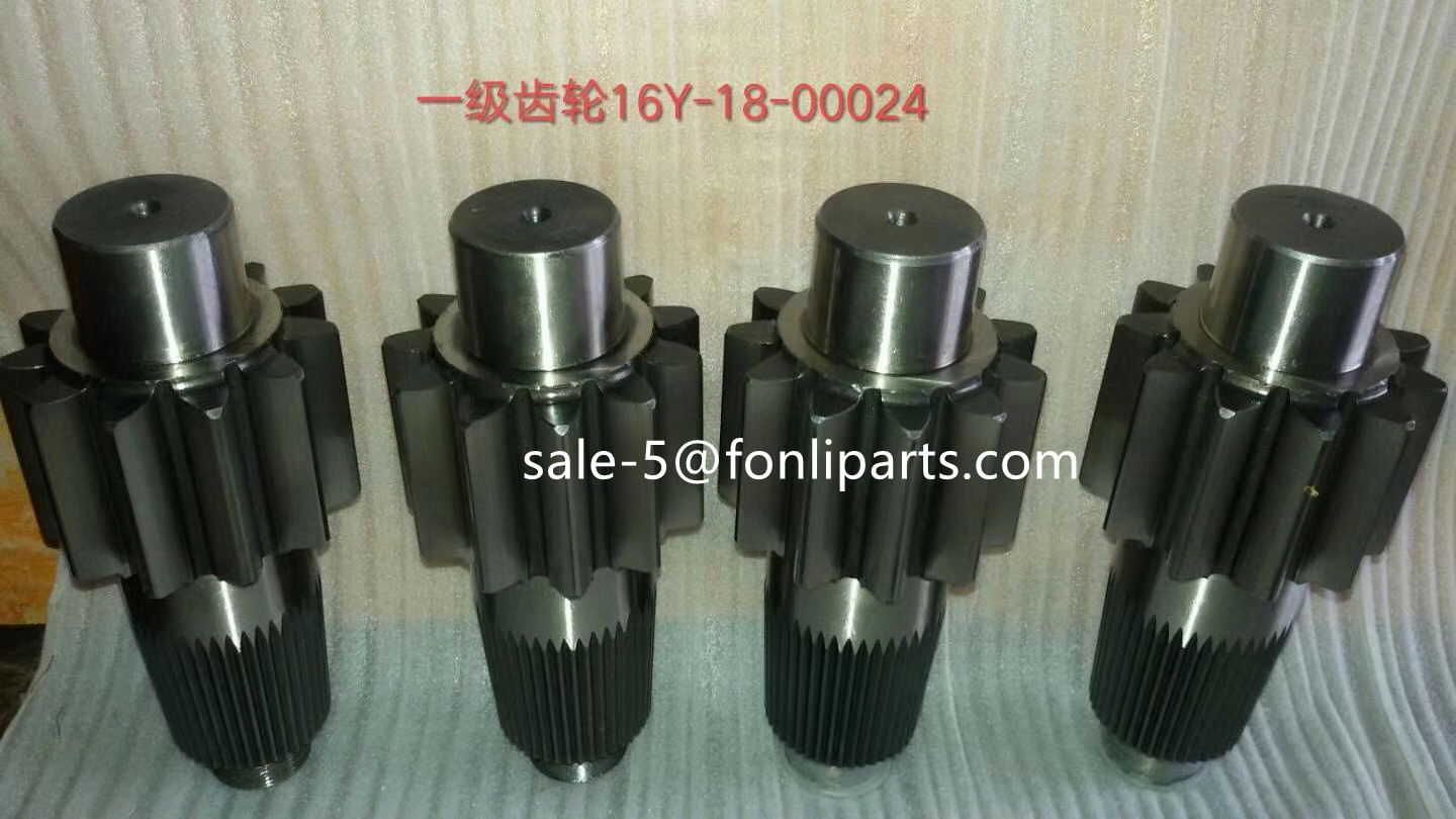 Shantui SD16 Bulldozer Spare Parts Pinion Shaft 16Y-18-00016 16Y-18-00024 Gear 16Y-18-00018 16Y-18-00036