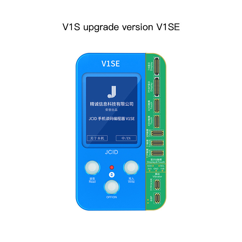 New Update JC V1SE Restore True Tone Face ID Fingerprint Battery Health Detection Code Reading Programmer 8 In 1 JC V1SE