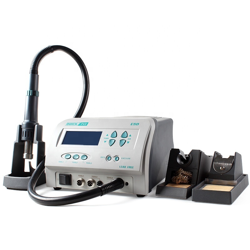 Quick 713 3 In 1 Soldering Rework Station System BGA Rework Station For Mobile Phone Repair Welding Equipment