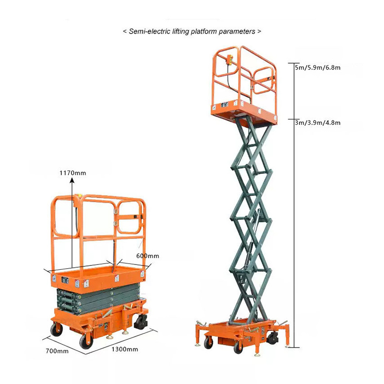 Working Platform Lift Small Platform Scissor Lift Hydraulic Mobile Scissor Of Vertical Lifting Work Platform