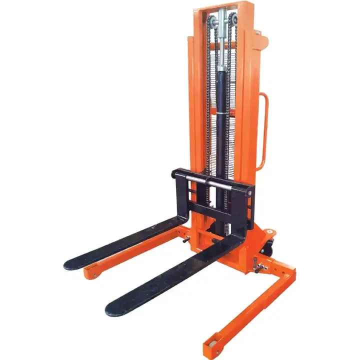 Wide Leg Lift Table Manual Stacker Manual Lift Hydraulic Stacker Scissor Reach Stacker