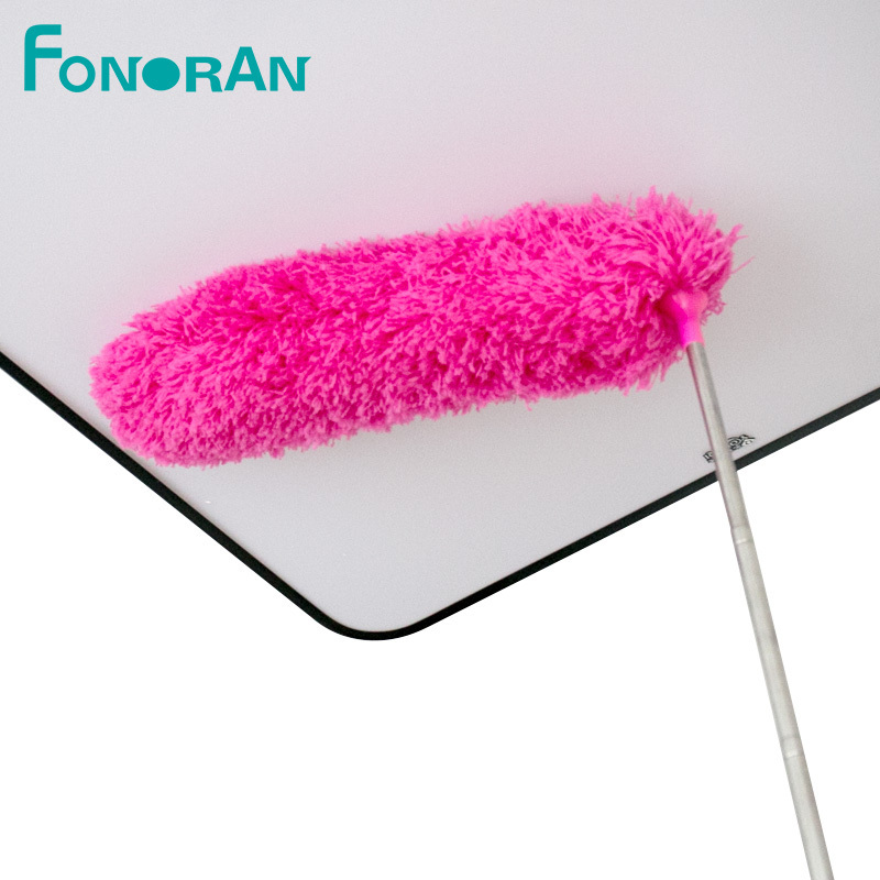 Fonoran Telescopic Dust Duster with Electrostatic Adsorption Microfiber Duster Cleaning Duster Dusting Brush