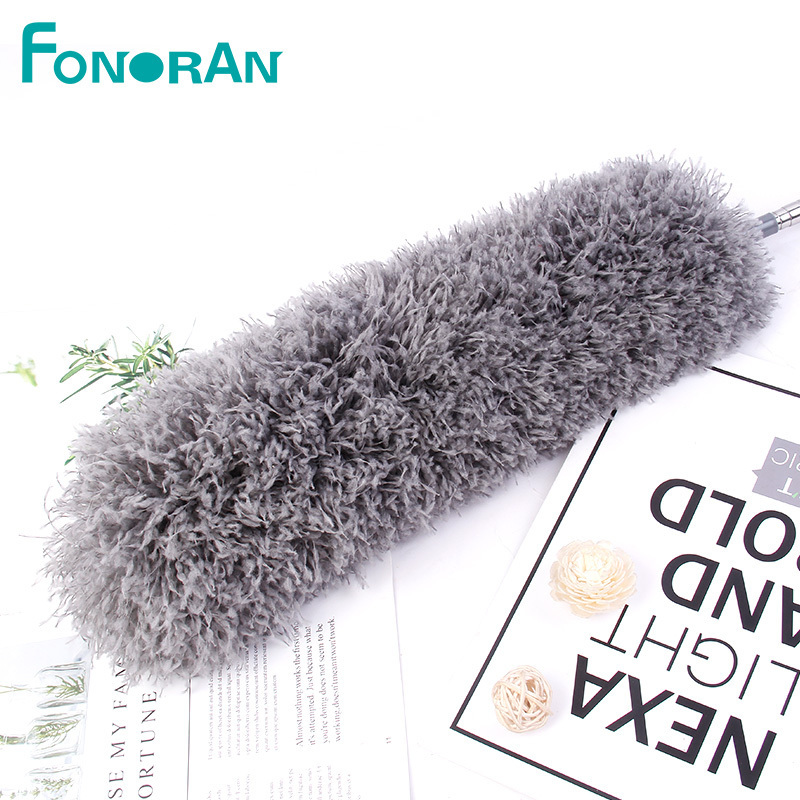 Fonoran Telescopic Dust Duster with Electrostatic Adsorption Microfiber Duster Cleaning Duster Dusting Brush