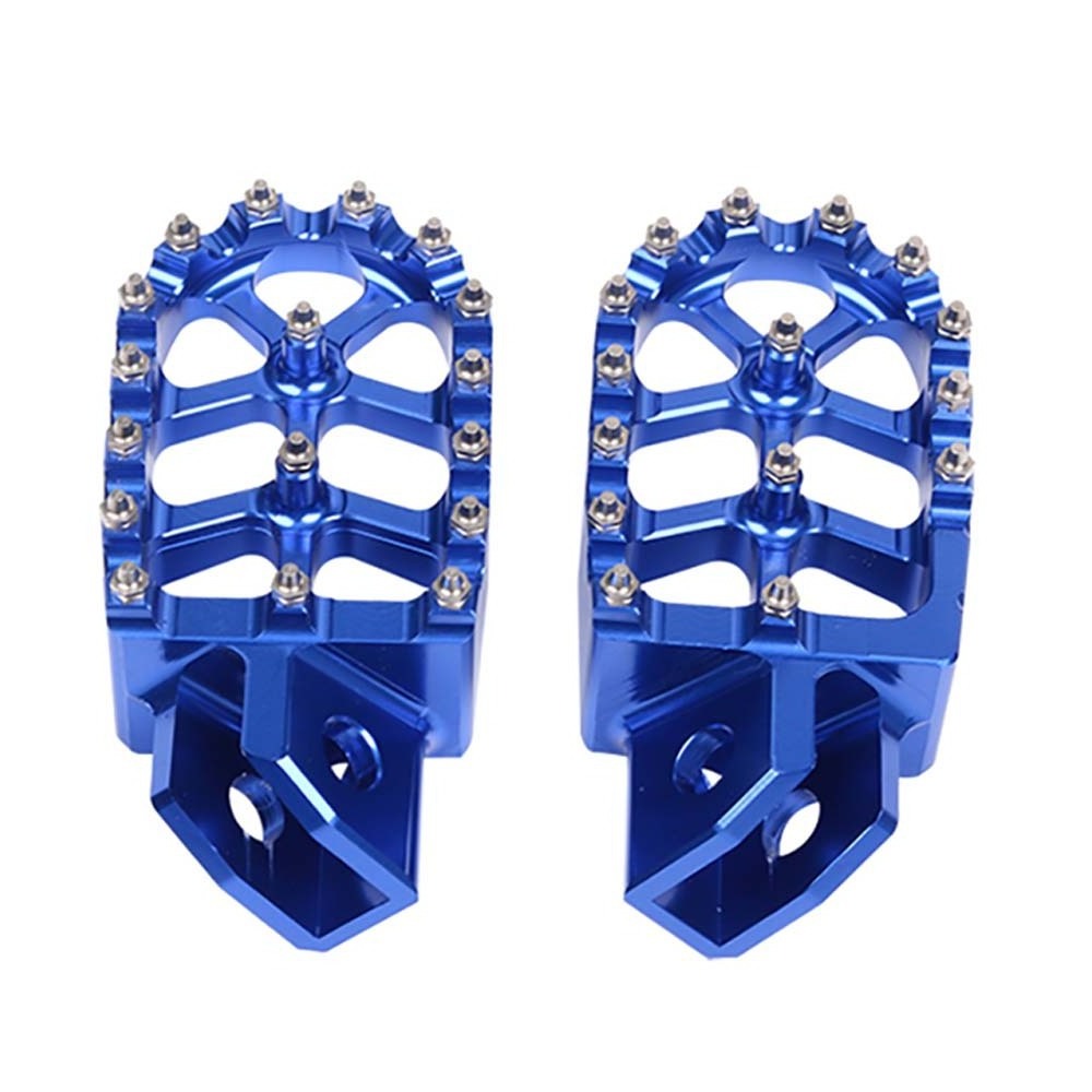 Factor price cheap top quality WR250 FYZ85 125 250 YZ85 yz125 dirt bike Non-slip footrests aluminum alloy enlarged foot pegs