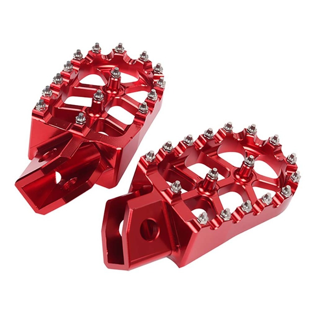 Factor price cheap top quality WR250 FYZ85 125 250 YZ85 yz125 dirt bike Non-slip footrests aluminum alloy enlarged foot pegs