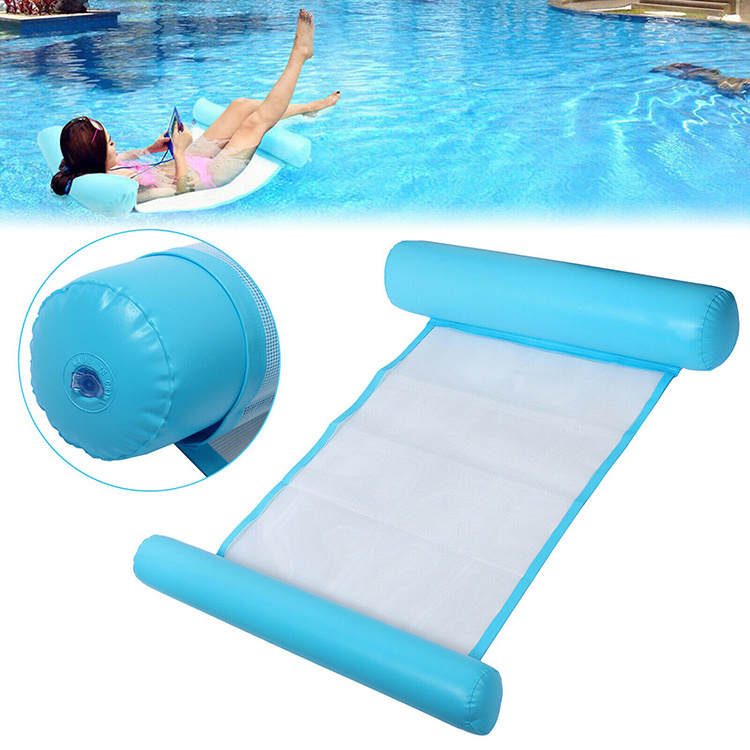 Pool PVC Float Bed Swimming Lounge Pool Chair Inflatable Water Hammock