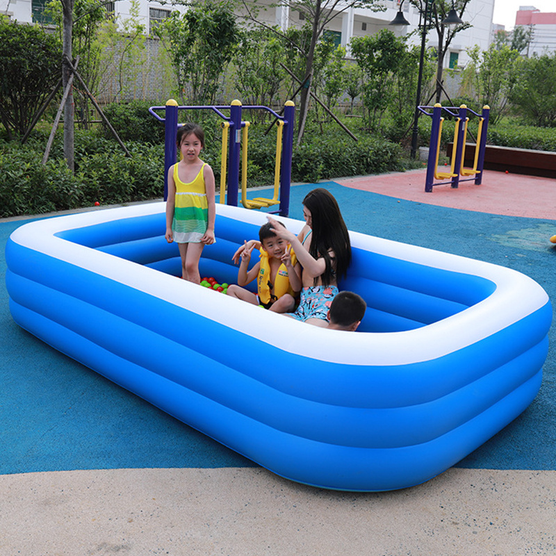 Factory Wholesale Family Adult Durable Inflatable Pool Summer Children Kids Inflatable Swimming Pool